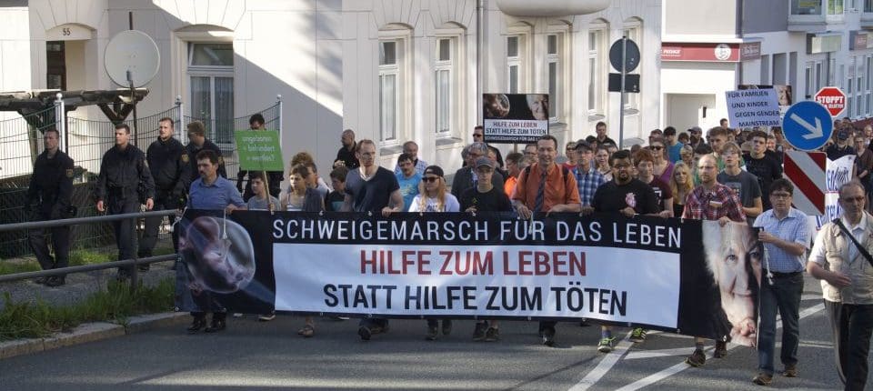  Lebensschützer demonstrieren gegen Abtreibung Foto: Friedrich Pohl